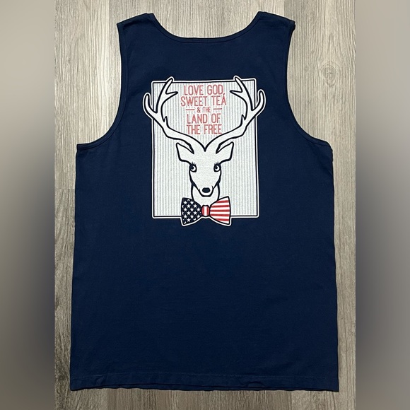 Jadelynn Brooke Tank-Southern Theme-Love God, Sweet Tea, Land of Free-Women’s M - Picture 2 of 7